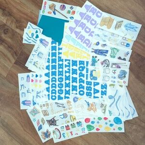 Creative Memories "Baby Boy" Themed Collection of Stickers and Diecut #2
